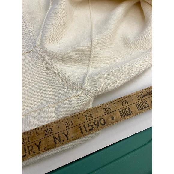 Pendleton Vintage heavy Knit Sweater Made in Japan Cream Beige XL - Picture 3 of 13